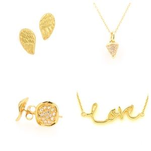 SALE! 14k over .925 Silver Jewelry Bundle